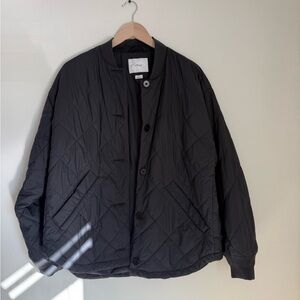 Aritzia Black Quilted Jacket